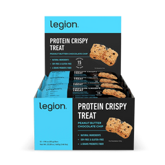 Protein Crispy Treats - Peanut Butter Chocolate Chip