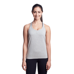 Women's Performance Racerback - Gray - Large