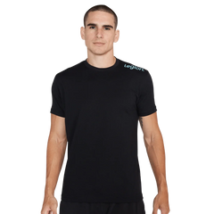 Shoulder Logo Tee - Black - Small