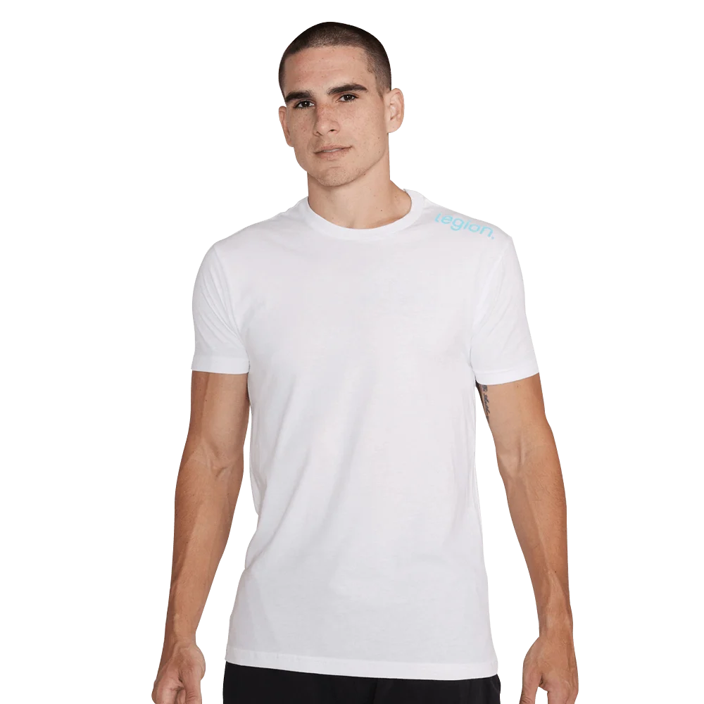 Shoulder Logo Tee - White - Medium