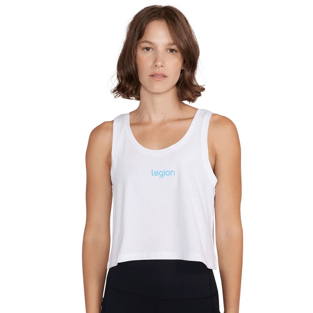 Cropped Tank - White - X-Large